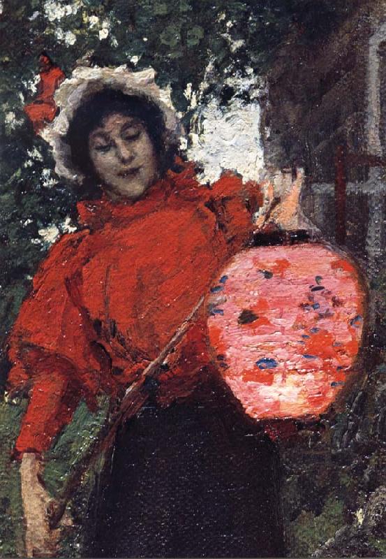 Konstantin Korovin Paper lantern Germany oil painting art